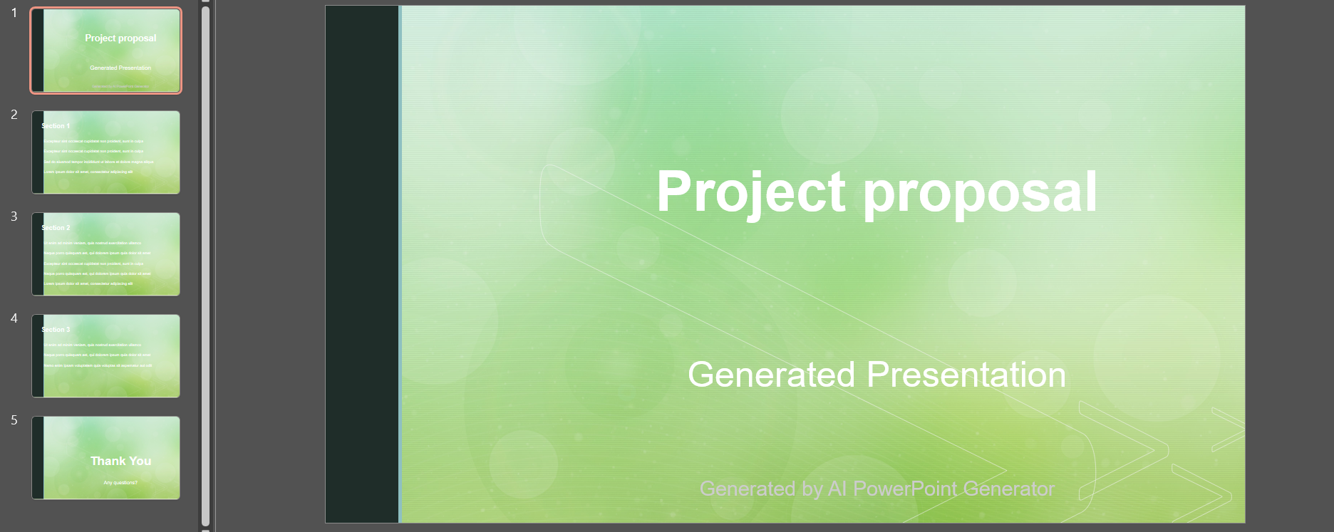 Project Proposal Presentation Example